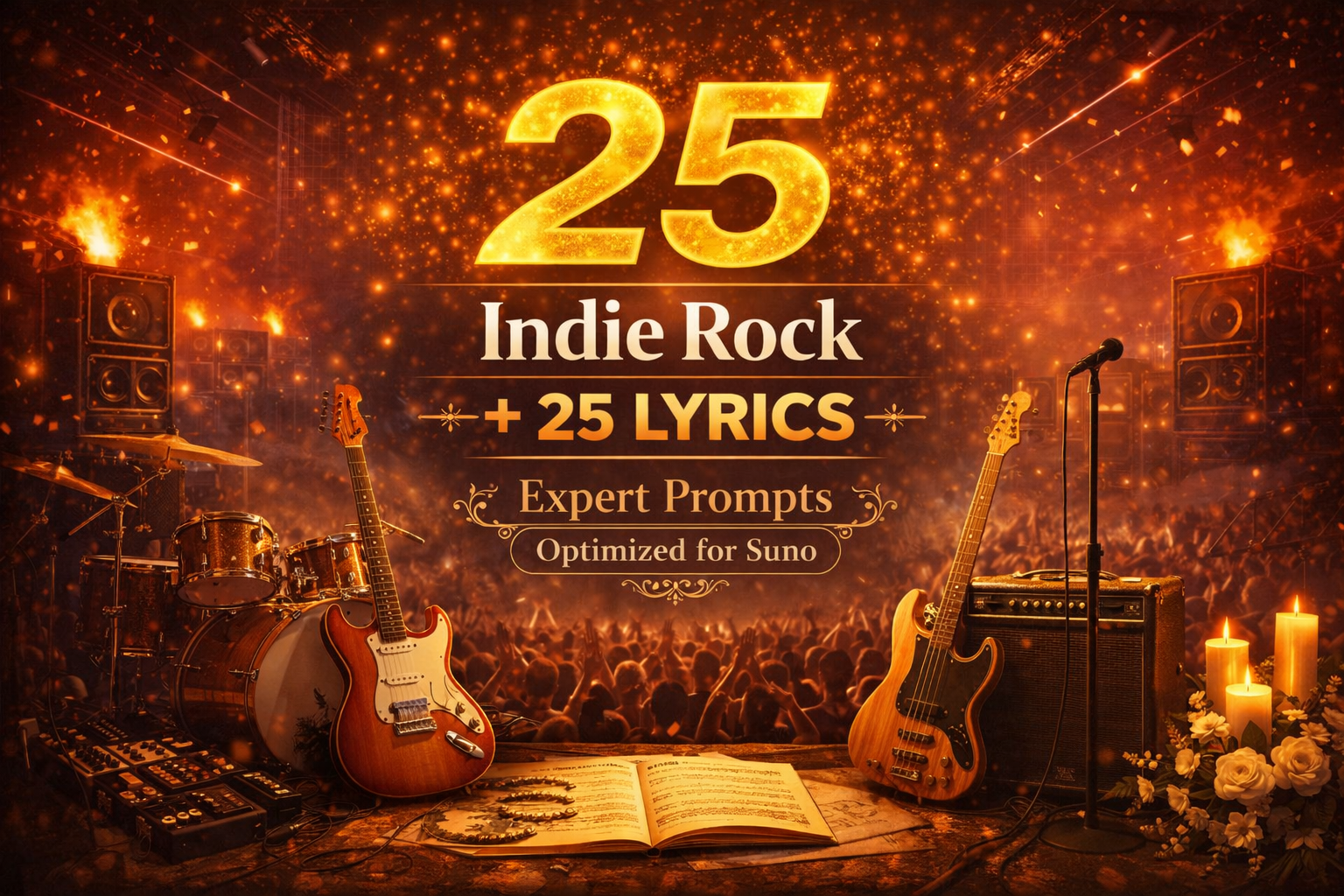 Indie Rock Prompts for Suno, Jangly Guitars and AI Songs